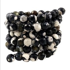 🌿 Savvy Cie • Agate Wrap Bracelet